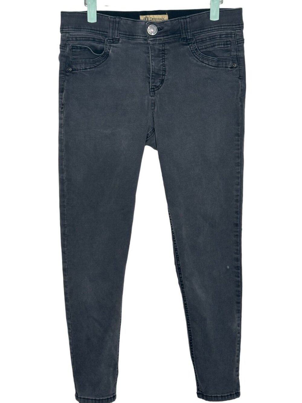 Democracy Womens Black Ab Technology Skinny Jeans Size 10 WL147